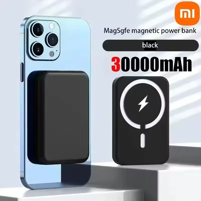 Xiaomi 500000mAh Magnetic PowerBank Wireless PD 22.5W Fast Charger For Magsafe Portable Auxiliary Battery For Iphone 17 16 15