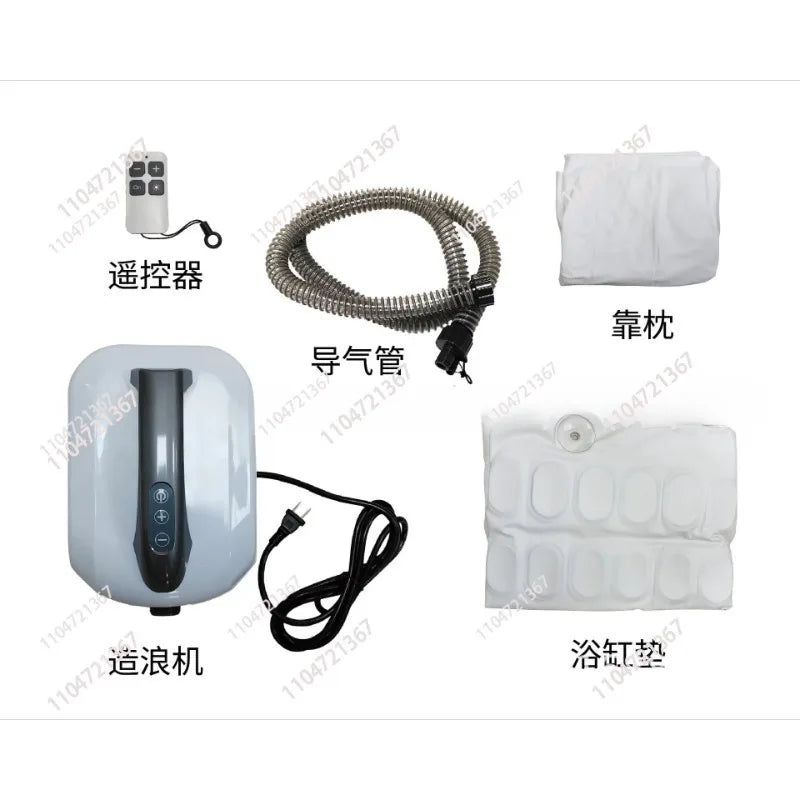 New Arrival Hot Summer Electric Bathtub Bubble Massage Mat Waterproof Anti-slip Body Spa Air Bubble Bath Massage