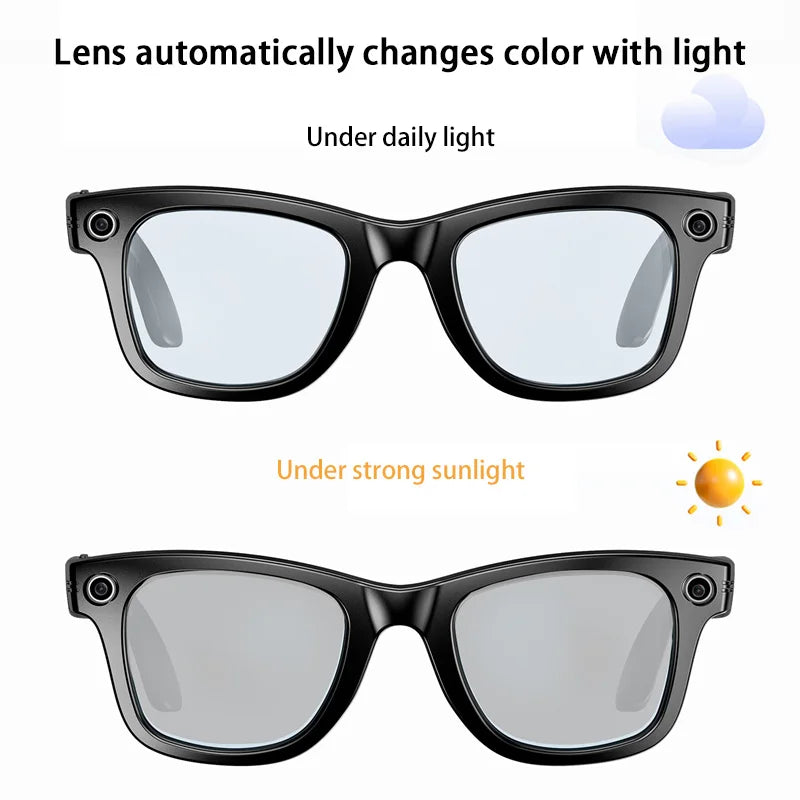 Xiaomi 4K 800W Camera AI Glasses Color-Changing Smart Translation Glasses Photo Video Recording Waterproof Call Smart Sunglasses